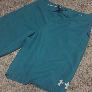 Blue under armour swimming trunks brand new